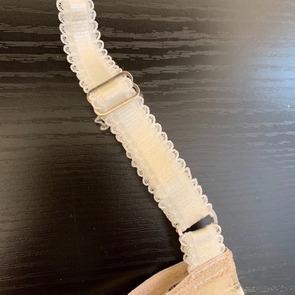 Wacoal Floral Embrace Lace Ivory‎ Underwire Bra & Brief Panties Set 38C/7 - Picture 6 of 12